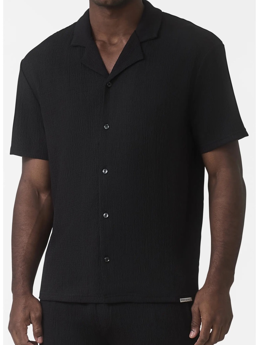 MAUVAIS Eivissa Relaxed Fit Shirt L Black GUC